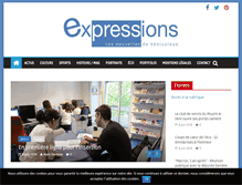 Tablet Screenshot of expressions-venissieux.fr